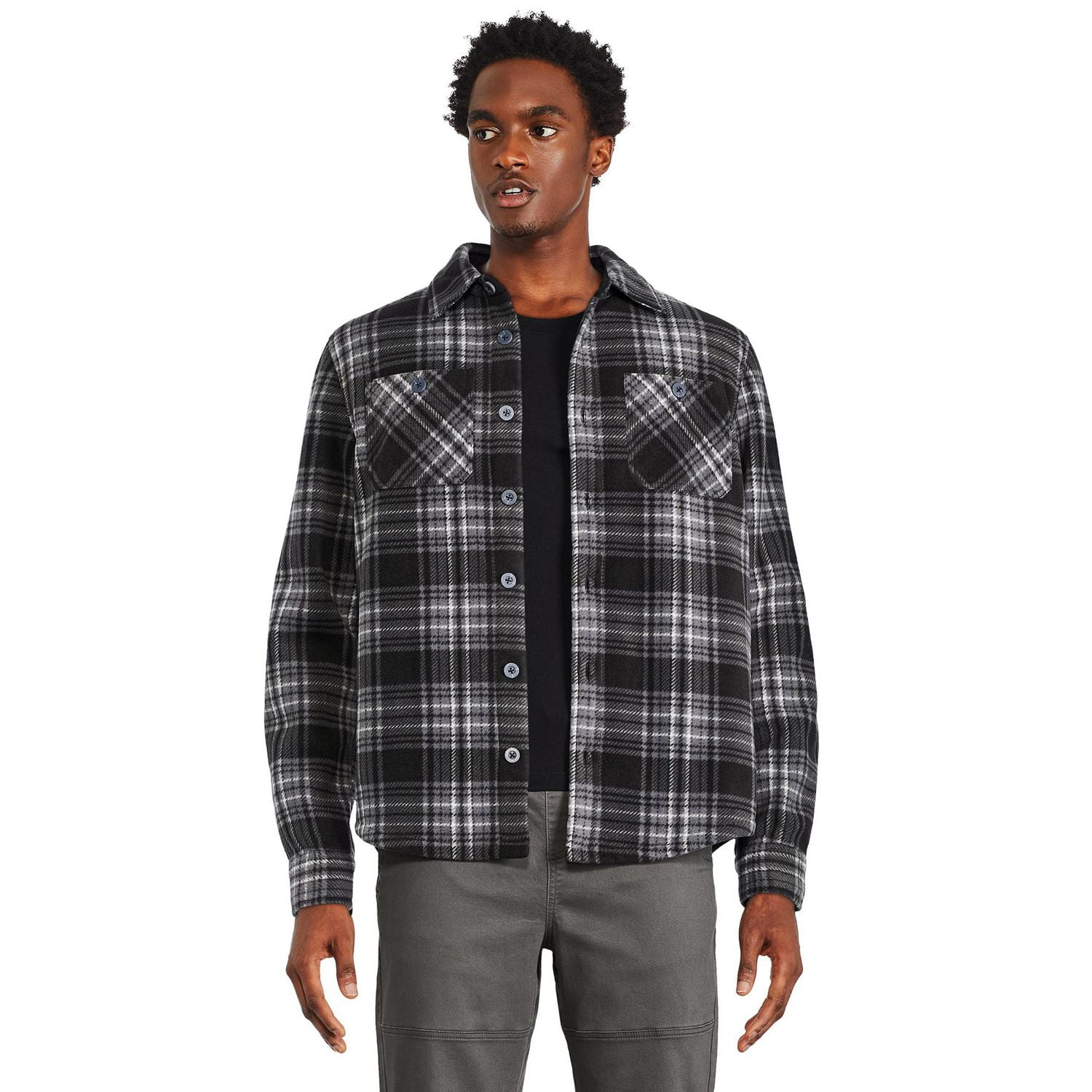 Veste-chemise en molleton George pour hommes