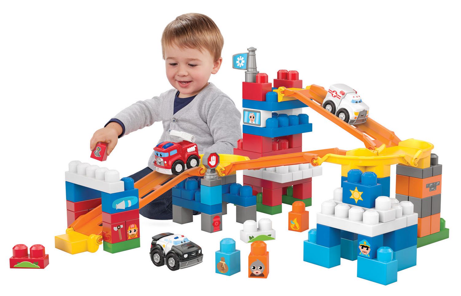 MEGA BLOKS First Builders - Fast Tracks™ Rescue Team (81271