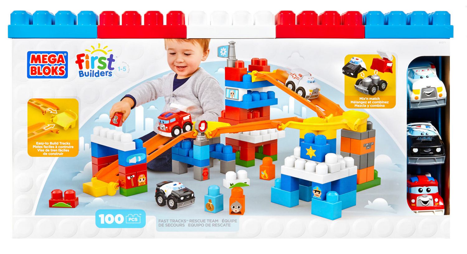 Mega bloks cheap track set