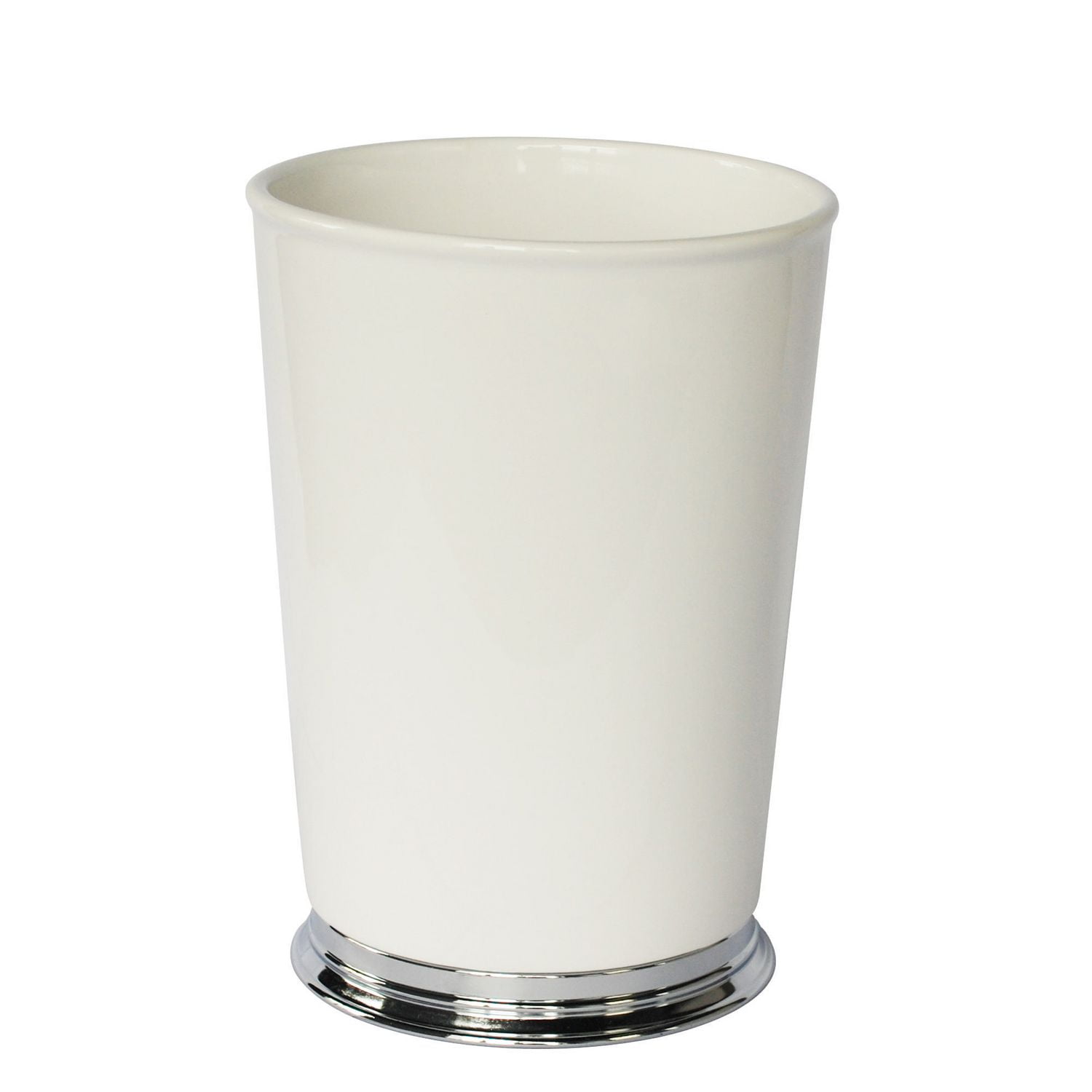 Mainstays Henrey White Ceramic Waste Basket Walmart Canada