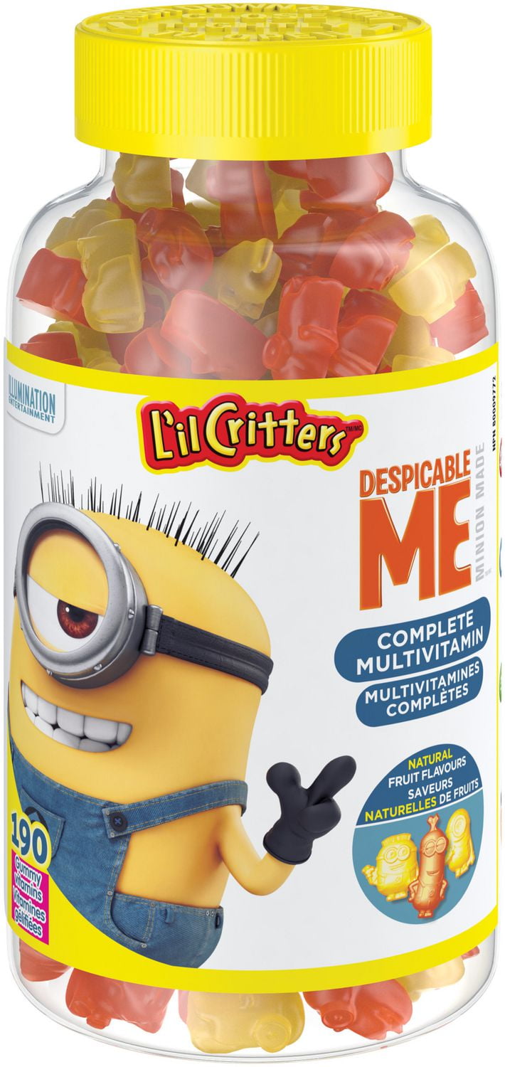 L’il Critters Minions Complete Multivitamin Gummies Walmart Canada