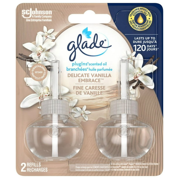 Glade Recharge Diffuseur électrique Romantic Vanilla Blossom 3 x 20 ml