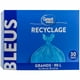 Sacs de recyclage bleus format Grand Great Value 76,2 x 82,5&nbsp;cm – image 2 sur 4