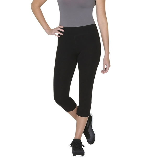 Athletic Works Women's Active High Waisted Capri Workout Leggings