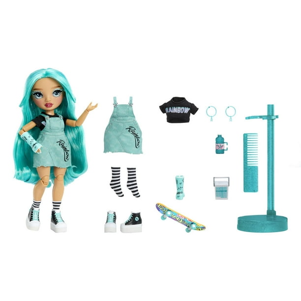 Rainbow High Gabriella Icely – Poupée-mannequin givrée (bleu clair) avec 2  tenues à agencer et associer et accessoires de poupée 