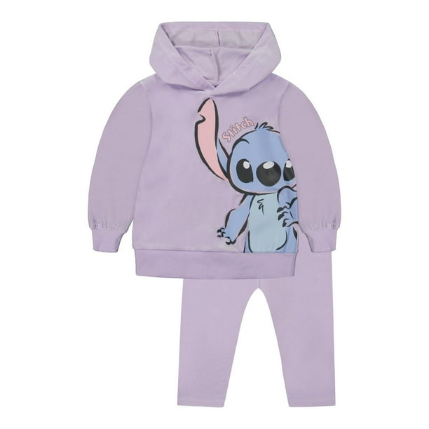 Girls Stitch Tropical Wide-Leg Pants - Disney Lilo & Stitch Summer Trousers
