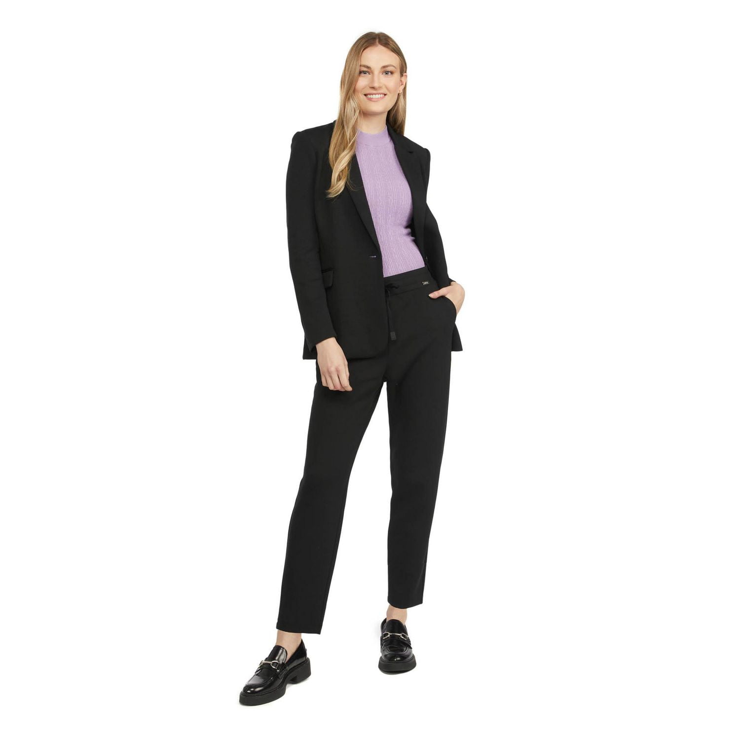 Mexx blazer en tricot jacquard pour femme