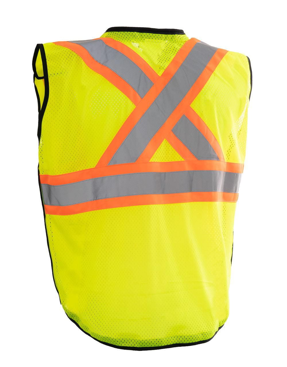 Forcefield Deluxe Zip-up Safety Vest 5 Point Tear-away<br>*Online Exclusive
