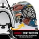 Franklin Sports Mini masque de gardien de but de hockey avec logo de l'équipe de la NHL de Panthers avec étui – Masque de gardien de but de collection avec logos et couleurs officiels de la NHL – image 3 sur 3