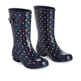 thumbnail image 2 of Time and Tru Women's Dottie Rain Boots, 2 of 4