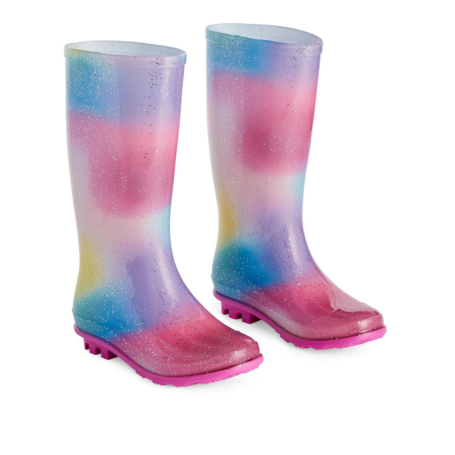 George Girls Sparkle Rain Boots Walmart