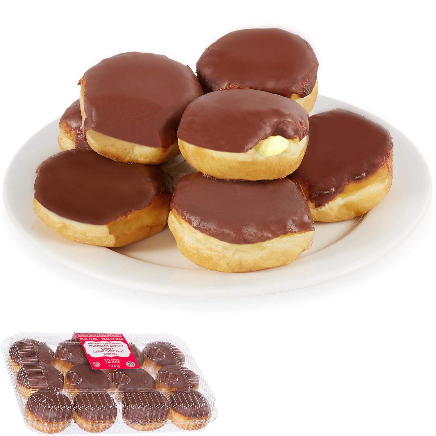Ct Bakery Mini Chocolate Boston Cream Donuts Club Pack Walmart Canada