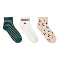 thumbnail image 1 of George Women's Ankle Socks 3-Pack, 1 of 1