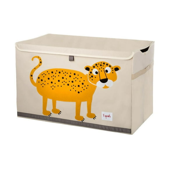 3 Sprouts Leopard Toy Chest