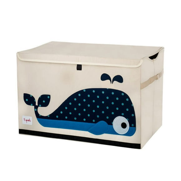 3 Sprouts Whale Toy Chest