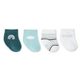thumbnail image 1 of George Infants' Gender Inclusive Socks 4-Pack, 1 of 1
