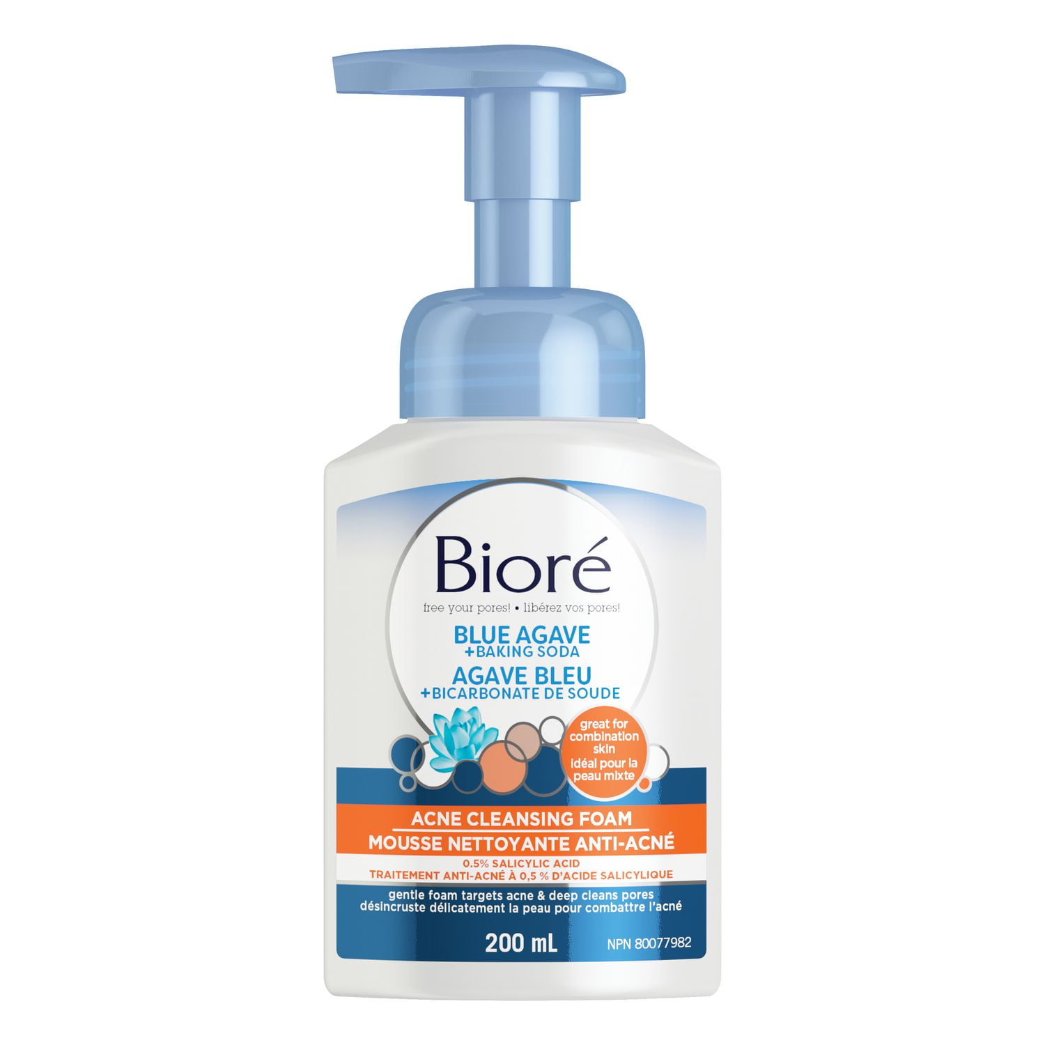 Biore Blue Agave + Baking Soda Acne Cleansing Foam Walmart Canada