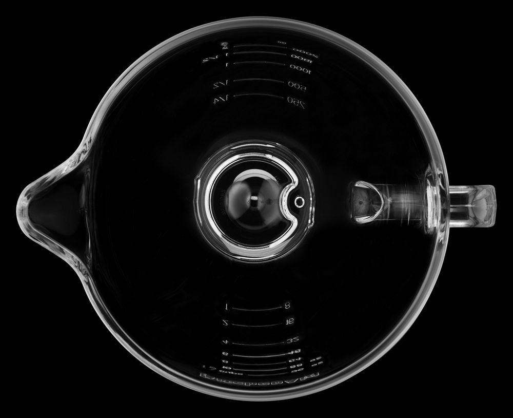 Coolcook Élégant bol mélangeur en verre pour mixeur KitchenAid, bol à pain  avec couvercle pour batteurs sur socle à tête inclinable de 4,5 à 5 litres  : : Maison