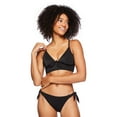 thumbnail image 1 of No Boundaries Women's Front Tie Bikini Top, 1 of 6