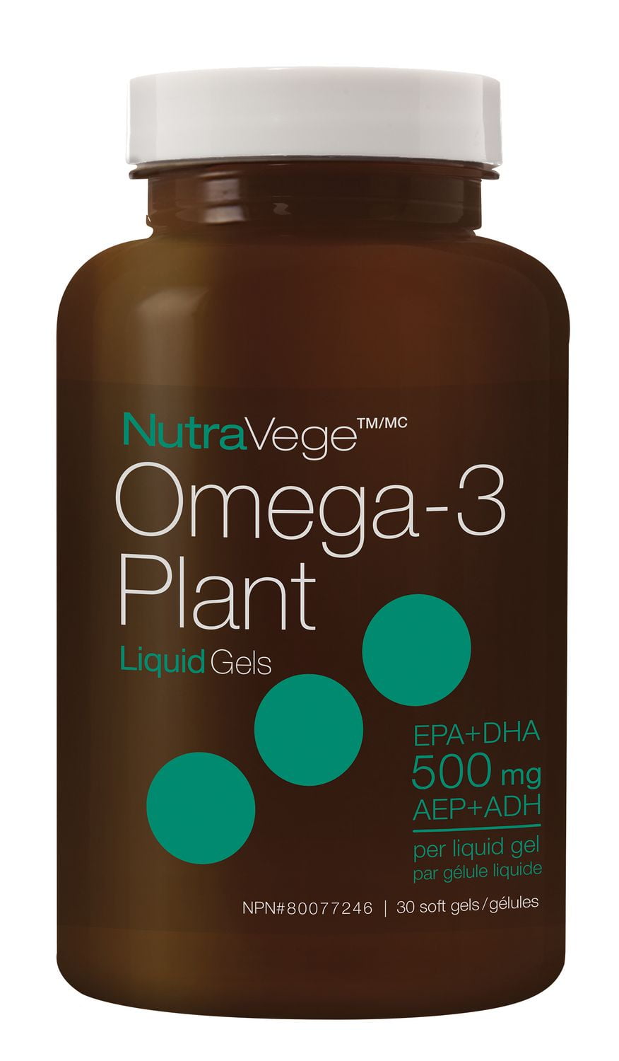 NutraVege Omega3 Plant Liquid Gels Walmart Canada