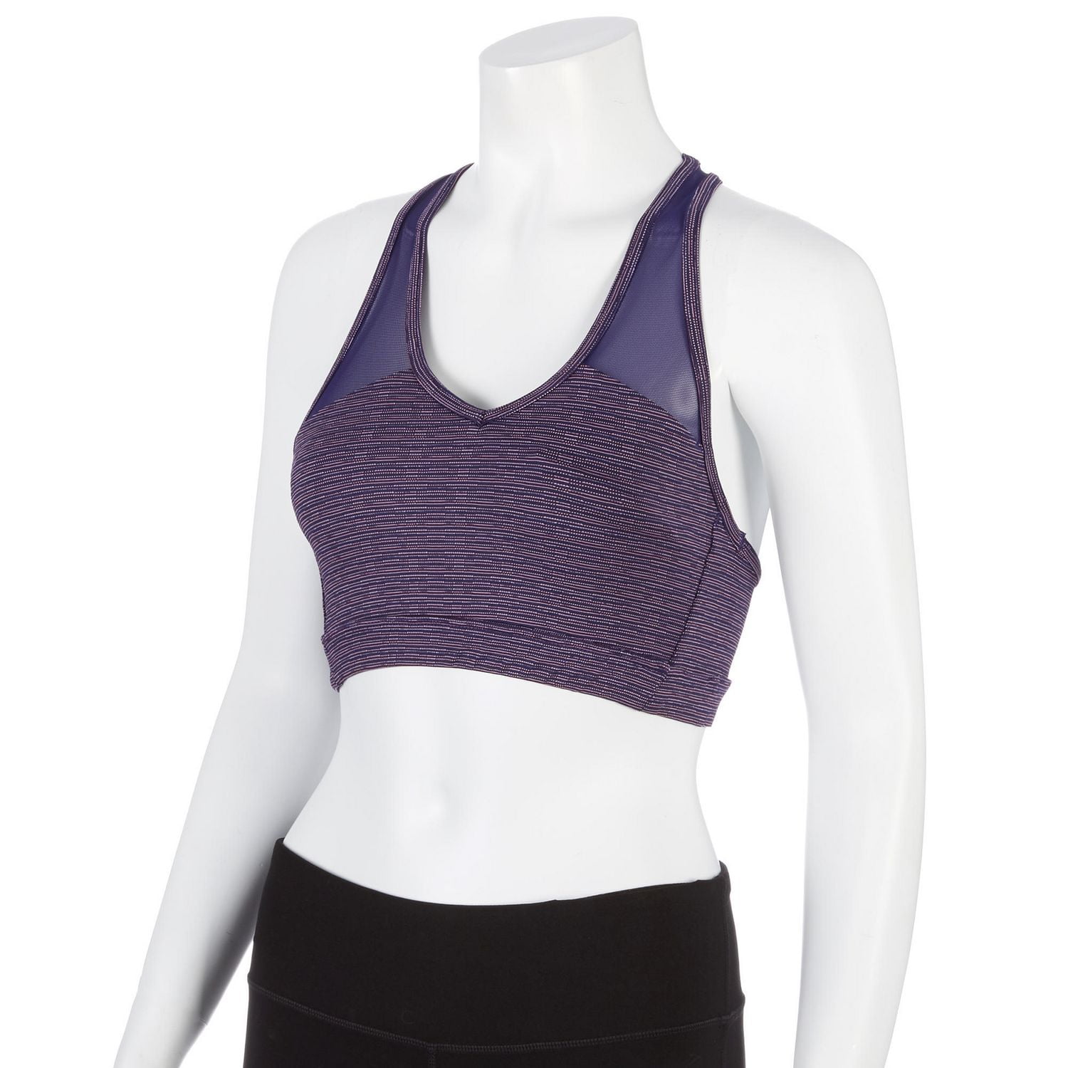 Athletic Works Women's Mesh VNeck Sports Bra Walmart Canada