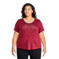thumbnail image 1 of George Plus Women's Drapey Tee, 1 of 6