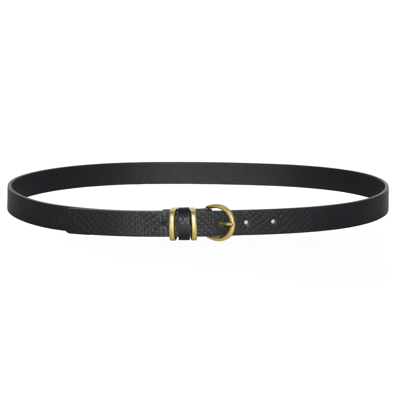 CEINTURE NICCI TEXTURÉE ASPECT SERPENT