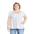 thumbnail image 1 of George Plus Women's Babydoll Tee, 1 of 6
