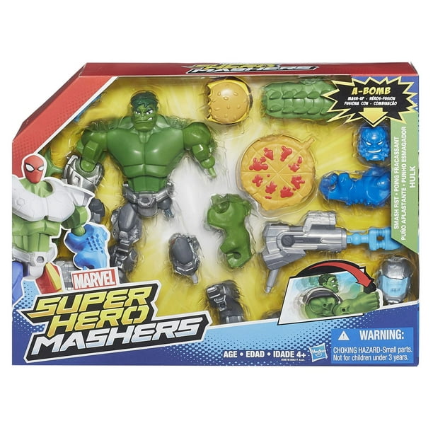 Marvel Avengers Super Hero Mashers - Figurine Hulk avec poing fracassant