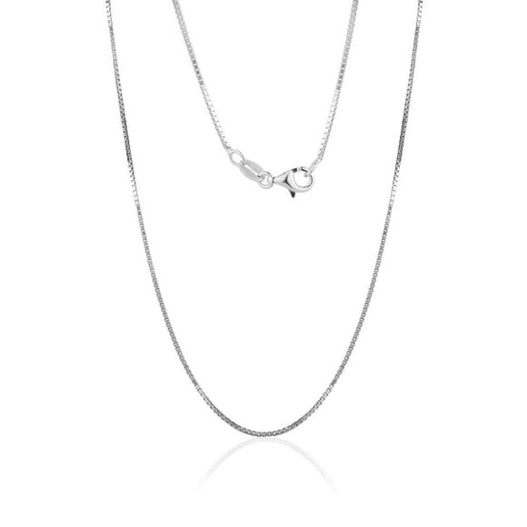 Luxury Designs 18” unisex Sterling Silver Box link chain
