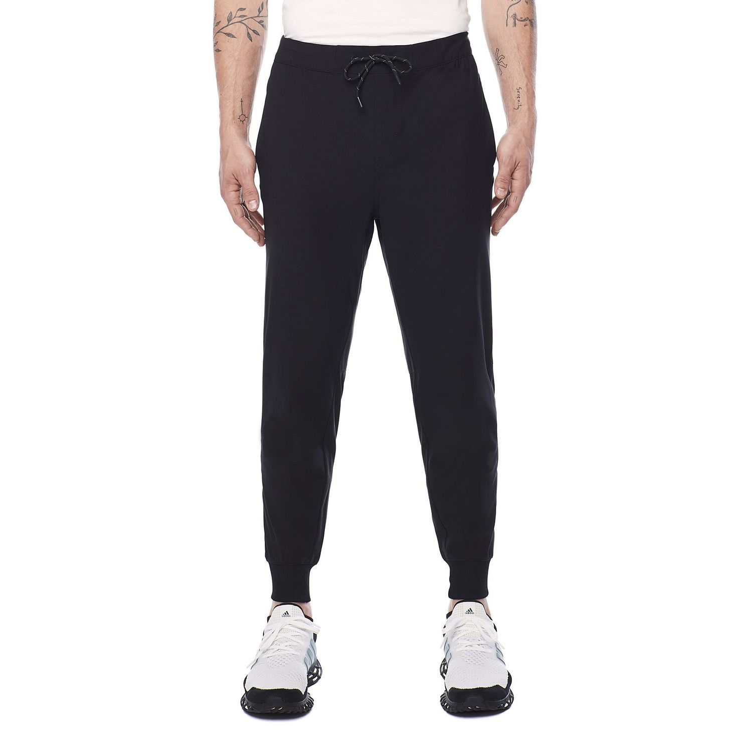 Pantalon de jogging en polyester performance tout confort de Dark Black