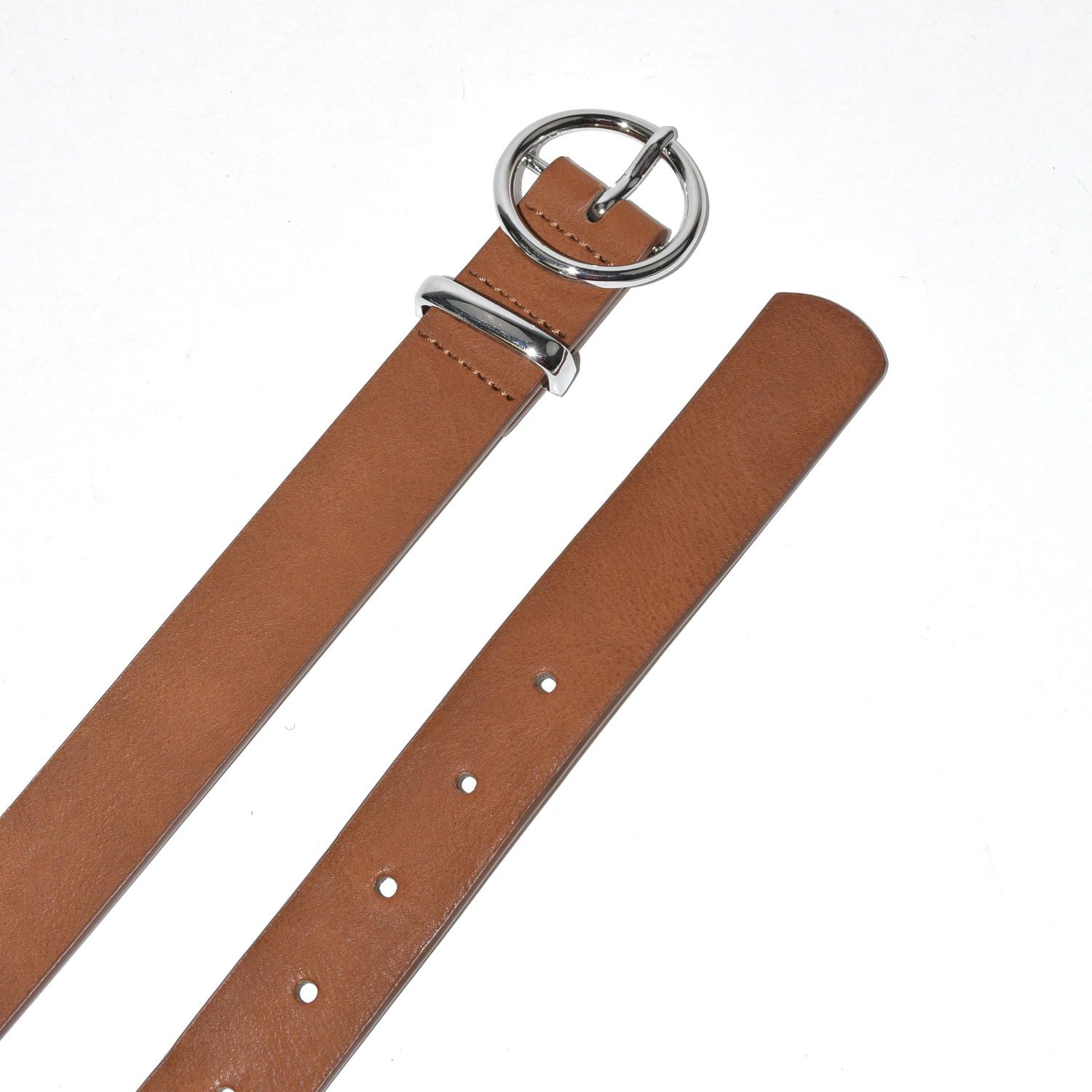 CEINTURE TEXTURÉE NICCI AVEC BOUCLE CIRCULAIRE