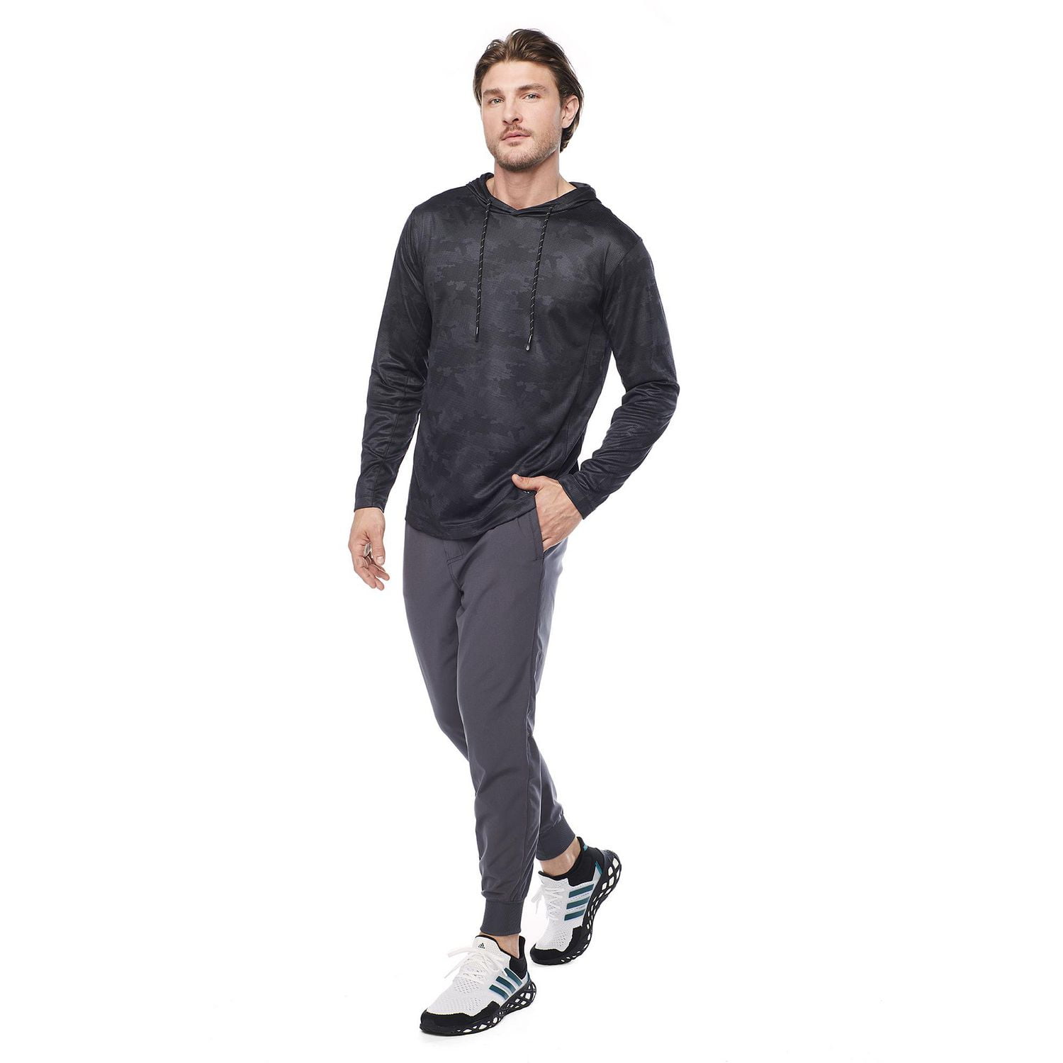 Dark Black Comfort Tech Jogger