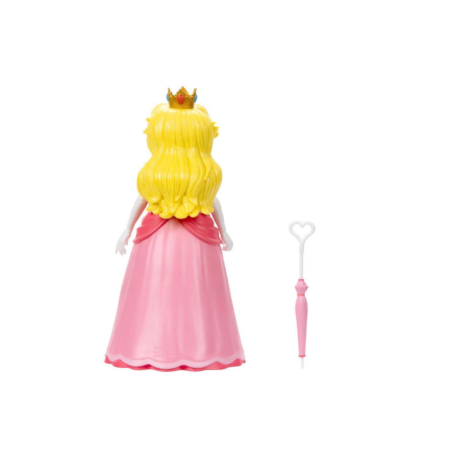 The Super Mario Bros. Movie - 5” Figure Series – Peach Figure with Umbrella  Accessory