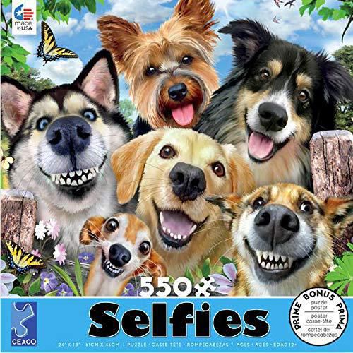 Ceaco: Selfies - Dog Delight Jigsaw Puzzle (550 pc ...
