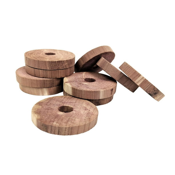 Blocs de cèdre pour placards, 5 pièces, anneaux en bois de cèdre naturel,  boules de cèdre pour cintres, blocs de cèdre aromatique - AliExpress