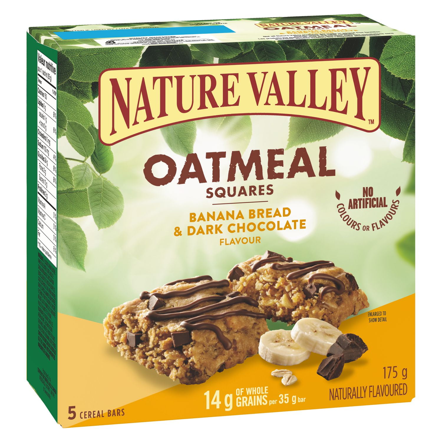 Nature Valley Oatmeal Squares - Banana Bread & Dark Chocolate Flavour ...