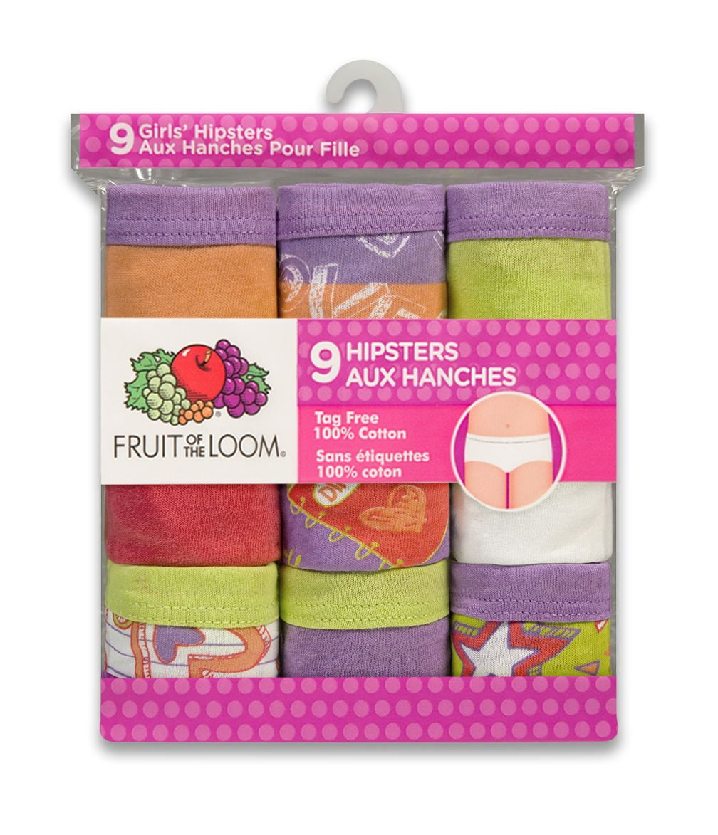 Fruit of the Loom Girls Hipsters