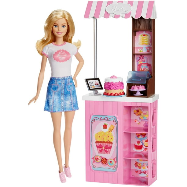 Coffret de jeu Pâtissière avec poupée de Barbie