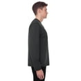 thumbnail image 2 of Tee-shirt  manches longues avec poche Dark Black, 2 of 6