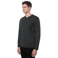 thumbnail image 4 of Tee-shirt  manches longues avec poche Dark Black, 4 of 6
