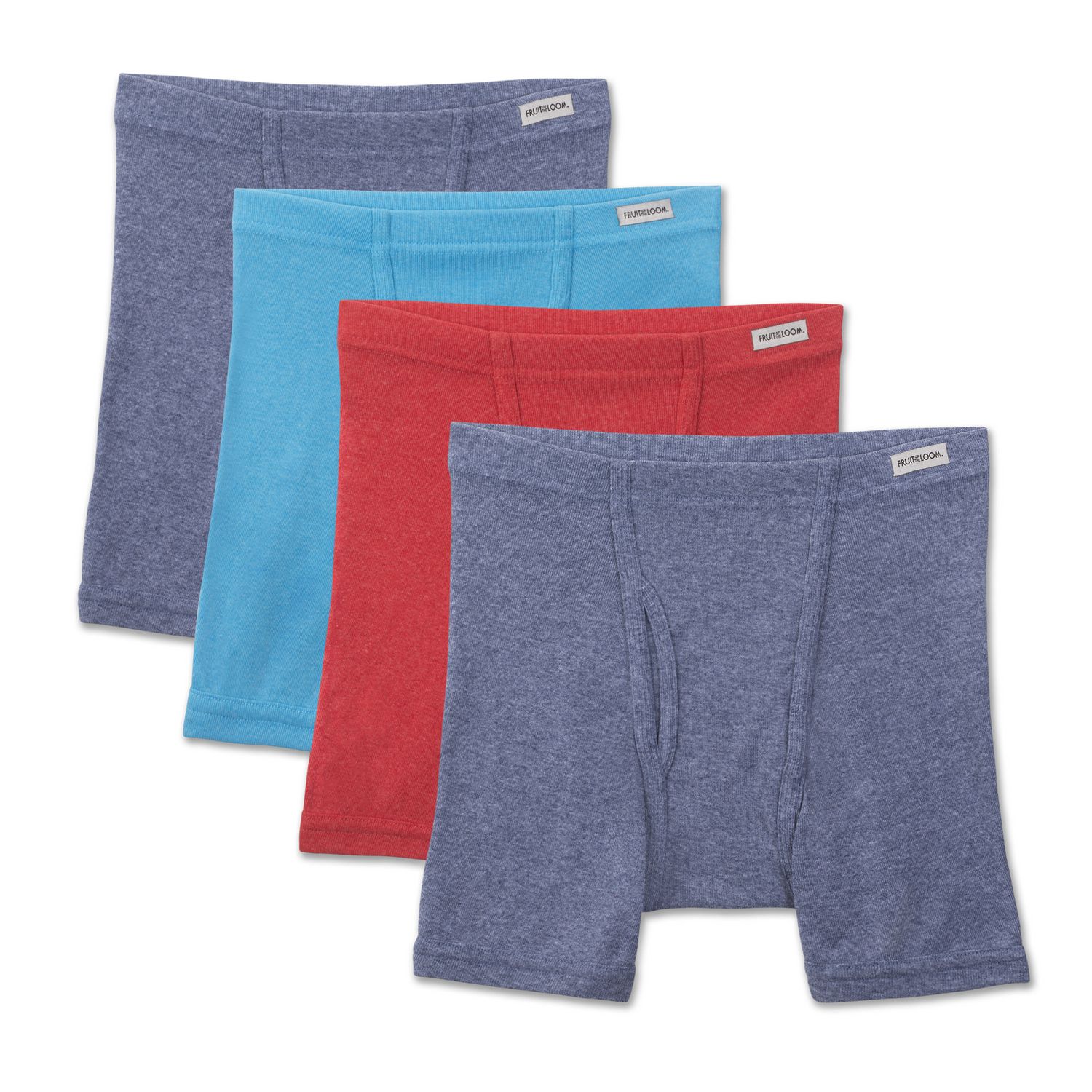 Fruit of the Loom Boys' beyond Soft Boxer Briefs, Pack of 4 | Walmart ...