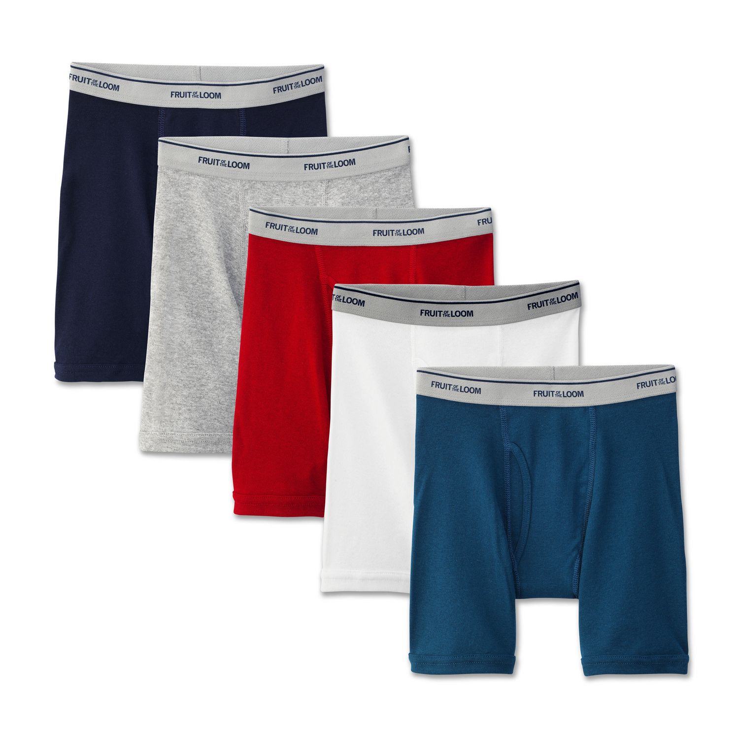 Fruit of the Loom Boys Boxer Briefs, 5-Pack | Walmart Canada