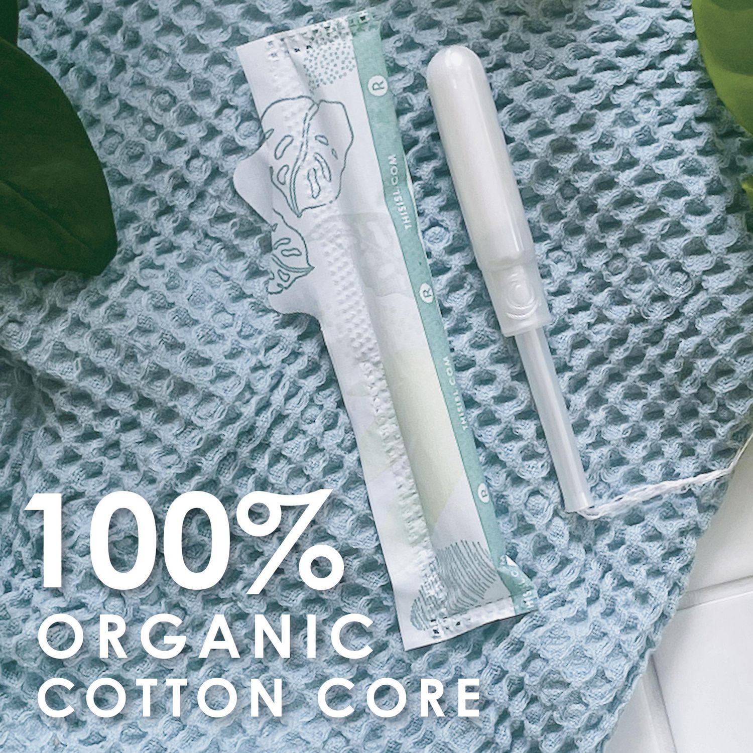 L. Organic Cotton Regular and Super Absorbency Compact Tampons Multipack 30  Count