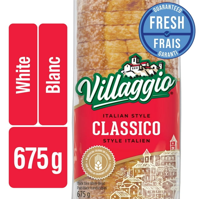 Villaggio® Classico Italian Style White Thick Sliced Bread