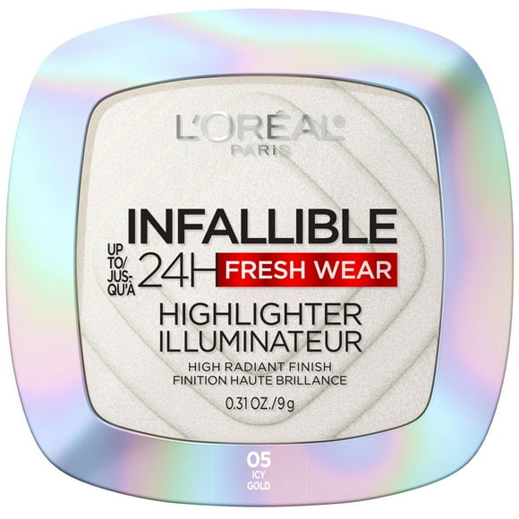 L'Oreal Paris Infallible Up to 24HR Highlighter, Longwear, 9g, Longwear powder formula
