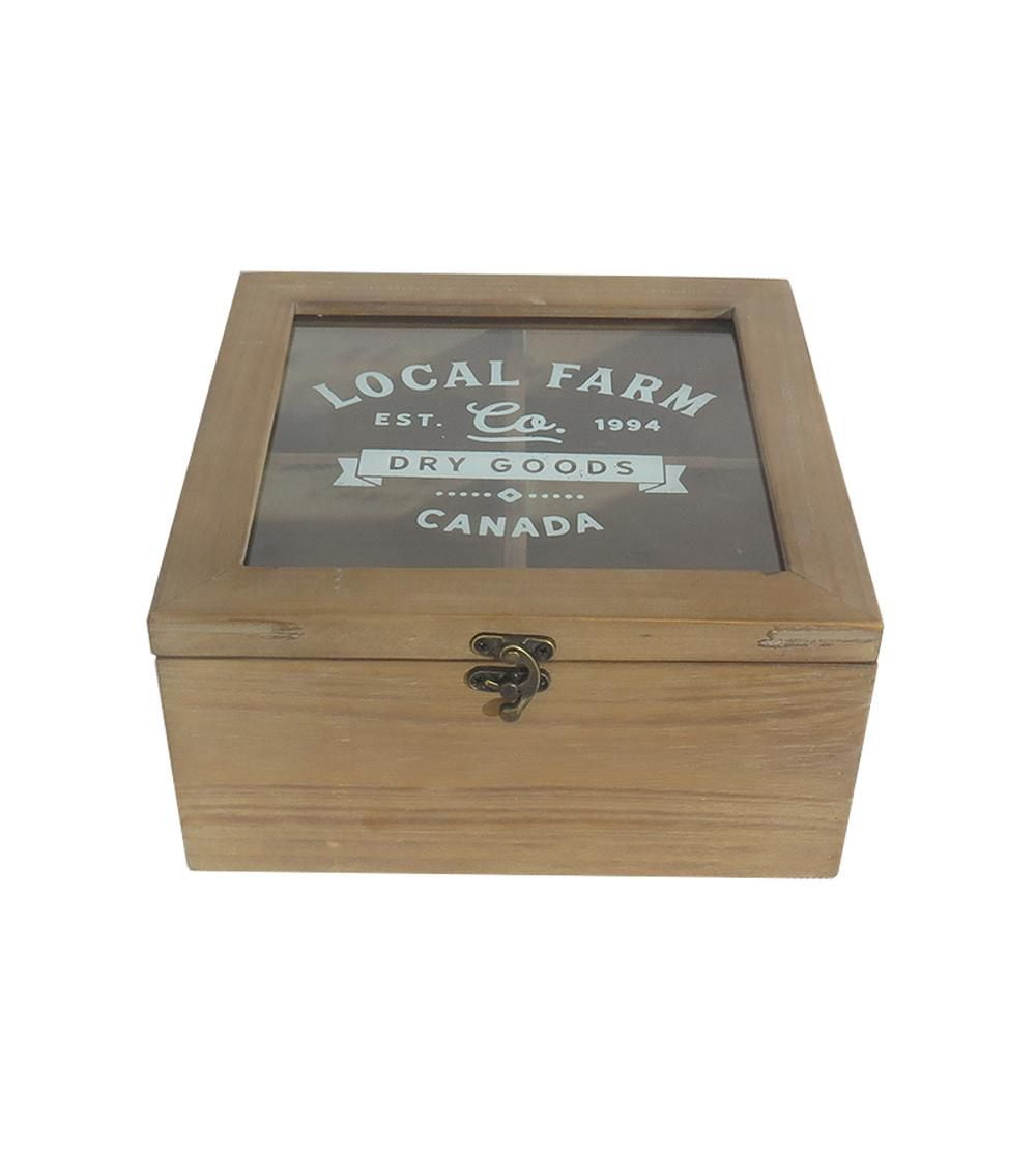 hometrends Botanical Bliss Wood Box Walmart Canada