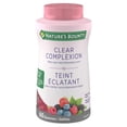 thumbnail image 1 of NATURE'S BOUNTY Clear Complexion, Helps Clear Mild Inflammatory Acne, Helps Reduce Symptoms Of Mild Inflammatory Acne, Helps Maintain Healthy Skin, Mixed Berry Flavour, Gummies 60, 1 of 2