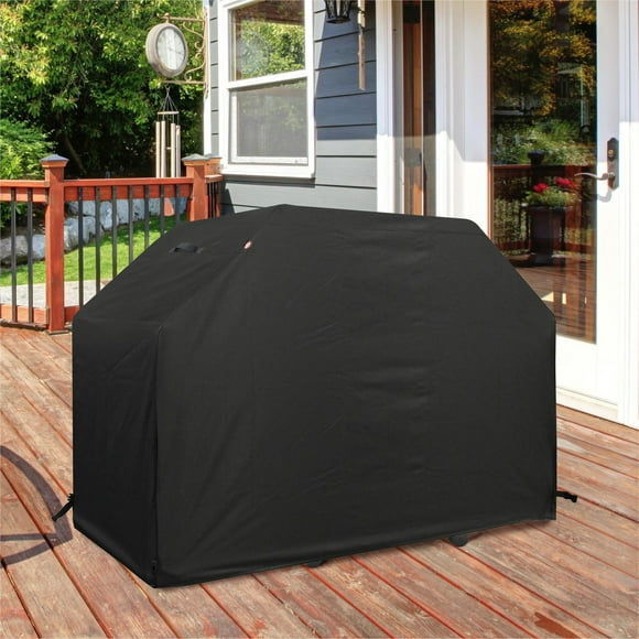 EXPERT GRILL DELUXE 3 -4 BURNER 60" WATER-RESISTANT OUTDOOR GAS GRILL COVER FITS MOST 3 TO 4 BURNER GRILLS, SIZE 60" W x 18" D x 40" H , BLACK COLOR