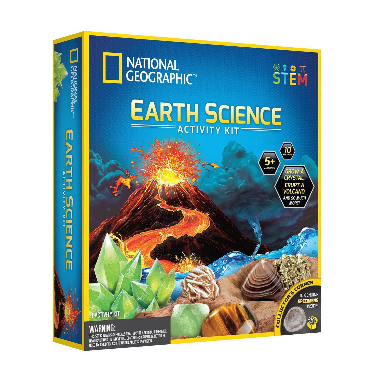 National Geographic Glow-in-the-Dark Meteor STEM Kit, Create 2 Glowing  Bouncy Balls, Ages 8 and up 